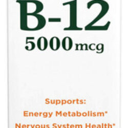 Suplemento Nature"s Bounty Vitamina B12 5000mcg Sublingual