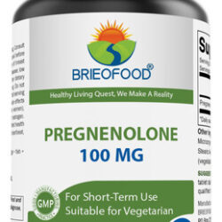 Suplemento Brieofood Pregnenolona 100mg 120 Comprimidos