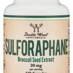 Suplemento Double Wood Sulforafane 20mg 120 Cápsulas