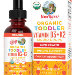 Suplemento Maryruth Organics Vitamina D3 K2 Para Crianças Pe