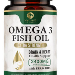 Suplemento De Óleo De Peixe Nature&quots Peak 2400mg Omega 3 60