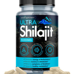 Suplemento Aura Vitamins Ultra Shilajit 10.000 Mg 60 Cápsula