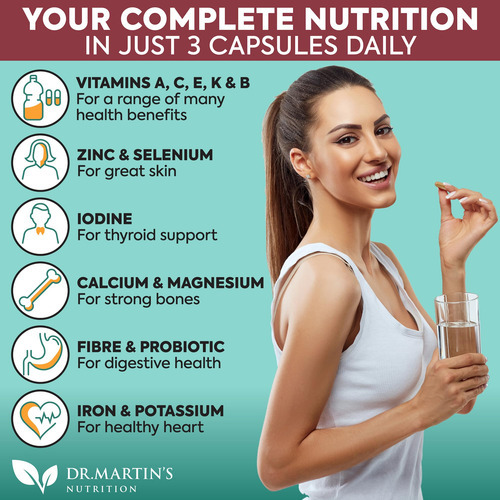 Suplemento Dr. Martin"s Nutrition Irish Sea Moss 2625 Mg 120 - Imagem 3