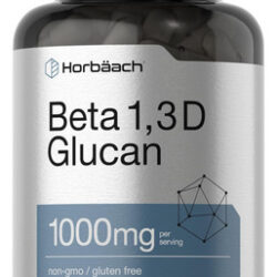 Suplemento Horbäach Beta Glucano 1,3/1,6 D-glucano 1000 Mg 9