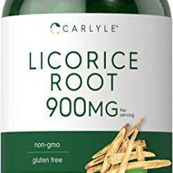 Cápsulas De Raiz De Alcaçuz Carlyle 900 Mg 300 Unidades, Não