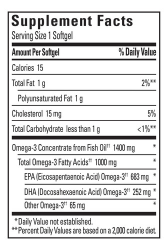Suplemento Nature Made Burp-less Ultra Omega-3 1400mg 90 Sof - Imagem 5