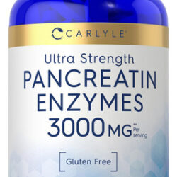 Suplemento Carlyle Pancreatin Digestive Enzymes 3000 Mg 250