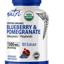 Suplemento Nature&quots Fusions Mirtilo E Romã 1300 Mg