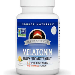 Suplemento Source Naturals Melatonina 1 Mg 200 Pastilhas De