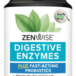 Suplemento Zenwise Digestive Enzymes Probiotics 60 Cápsulas