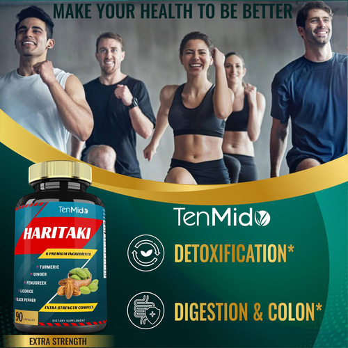 Suplemento De Cápsulas De Extrato De Haritaki 5150 Mg Com Aç - Imagem 3