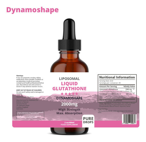 Suplemento De Glutationa Lipossomal De 2000 Mg Com Vitamina - Imagem 6
