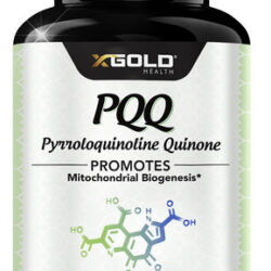 Suplemento X Gold Health Pqq, Cápsulas Vegetais De 20 Mg (12