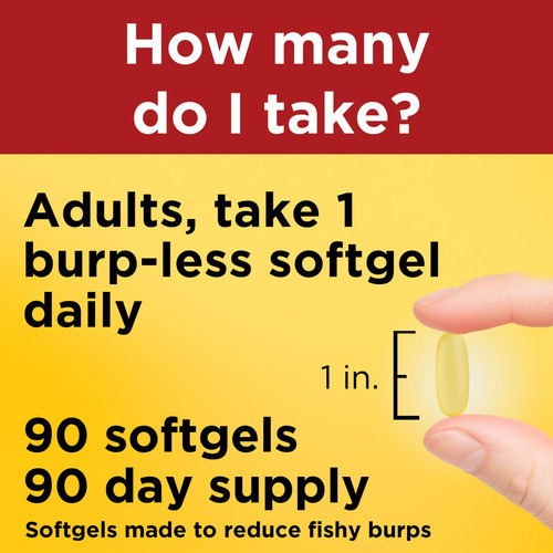 Suplemento Nature Made Burp-less Ultra Omega-3 1400mg 90 Sof - Imagem 4