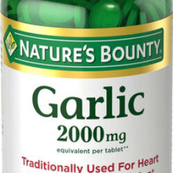 Suplemento Nature&quots Bounty Odor Free Alho 2000mg 120 Tablet
