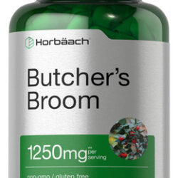Suplemento Horbaach Butcher&quots Broom Capsules 1250 Mg 120 Ct