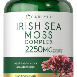Suplemento Carlyle Irish Sea Moss (cápsulas De 2250 Mg, 150