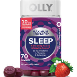 Sleep Gummy Olly Max Strength Com 10 Mg De Melatonina, 50 Un