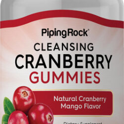 Suplemento Piping Rock Cranberry Gummies 60 Gomas Veganas