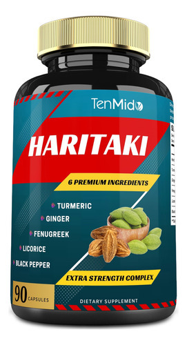Suplemento De Cápsulas De Extrato De Haritaki 5150 Mg Com Aç