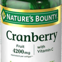 Suplemento Nature&quots Bounty Cranberry Fruit 4200 Mg Com Vit C