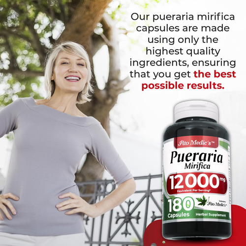 Suplemento Fito Medic"s Lab Pueraria Mirifica 180 Cápsulas - Imagem 2