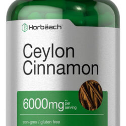 Suplemento Horbäach Extrato De Canela Do Ceilão 6000mg 150 C