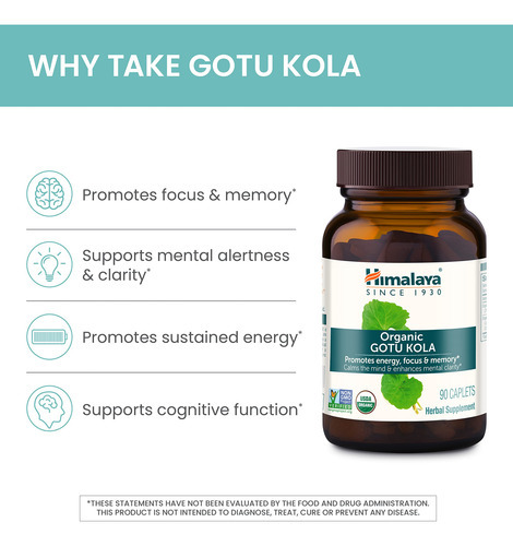 Suplemento Himalaya Organic Gotu Kola 650 Mg 90 Cápsulas - Imagem 4