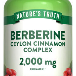 Suplemento Nature&quots Truth Berberina, Ceilão, Canela, 2000 Mg