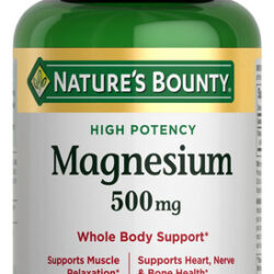 Comprimidos De Magnésio Nature&quots Bounty 500mg