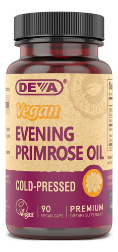 Suplemento Deva Vegan Evening Primrose Oil 90 Cápsulas - Imagem 2