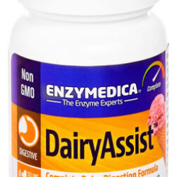 Suplemento Enzymedica Dairyassist Digestive Relief 30 Cápsul