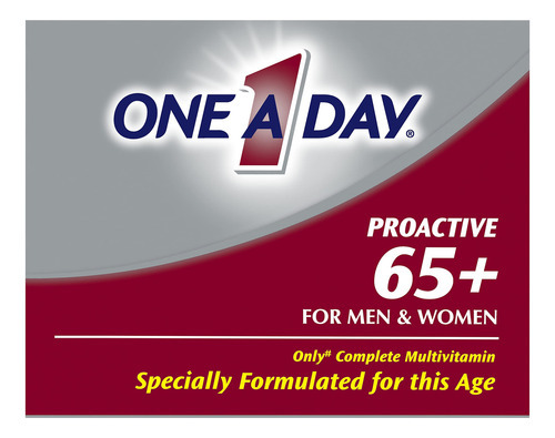 Multivitamínico One A Day Proactive 65+ Para Homens E Mulher - Imagem 5