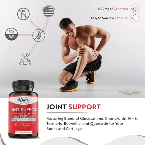 Suplemento De Glucosamina Pura Por Natureza Com Condroitina - Imagem 4