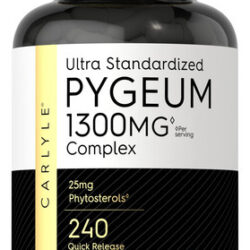 Suplemento Carlyle Pygeum Padronizado 1300 Mg 240 Cápsulas