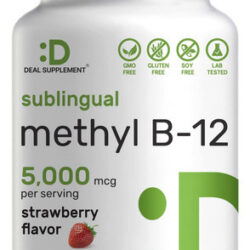 Suplemento Ideal: Vitaminas Metil B-12, 5000 Mcg, 240 Sublin