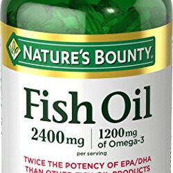 Suplemento De Óleo De Peixe Nature&quots Bounty, 2400 Mg, Chá