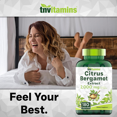 Suplemento De Vitaminas Citrus Bergamota 2000 Mg - 180 Cápsu - Imagem 4