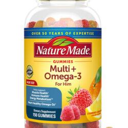 Multivitamínico Nature Made For Him Com Gomas De Ômega-3 150