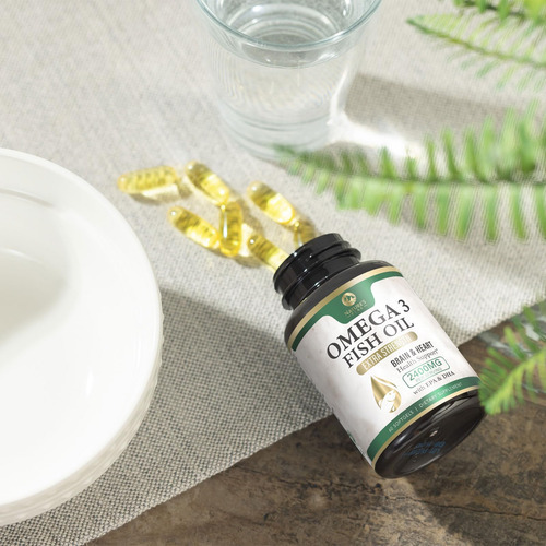 Suplemento De Óleo De Peixe Nature"s Peak 2400mg Omega 3 60 - Imagem 9