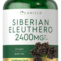 Suplemento Carlyle Siberian Eleuthero 2400mg 300 Cápsulas