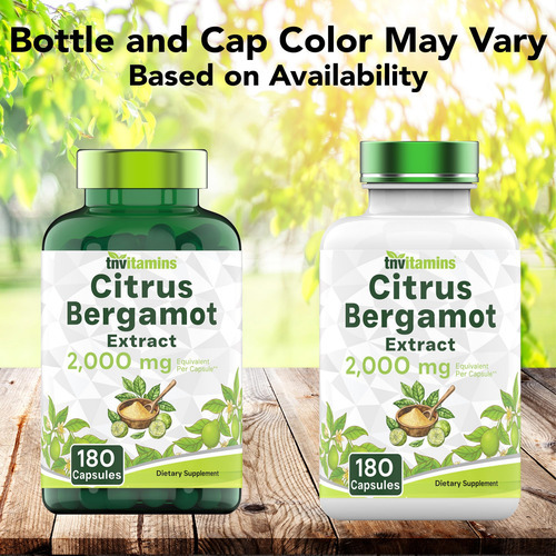 Suplemento De Vitaminas Citrus Bergamota 2000 Mg - 180 Cápsu - Imagem 5