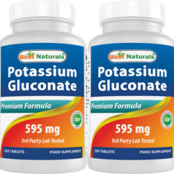 Suplemento Best Naturals Gluconato De Potássio 595 Mg 250 (t