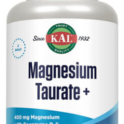 Suplemento Kal Magnesium Taurate Plus 400 Mg Com Coenzima B6