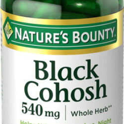 Suplemento Nature&quots Bounty Black Cohosh Root 540 Mg 100 Cáps