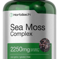 Suplemento Horbäach Sea Moss Complex 2250mg 120 Cápsulas