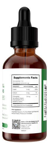 Suplemento Líquido De Clorofila Heivy Chlorophyll Drops - Imagem 2