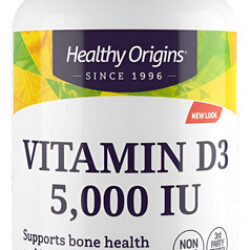 Suplemento Healthy Origins Vitamina D3 5.000 Ui 360 Cápsulas