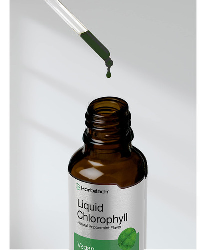 Suplemento De Clorofila Líquida Horbaach 60ml Vegano Não Tra - Imagem 7