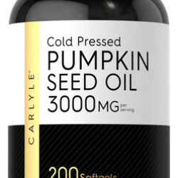 Suplemento De Óleo De Semente De Abóbora Carlyle 3000 Mg 200